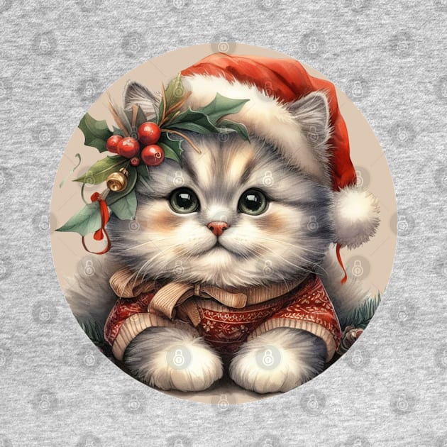 Grandma's House - Fluffy Christmas Kitty by CAutumnTrapp